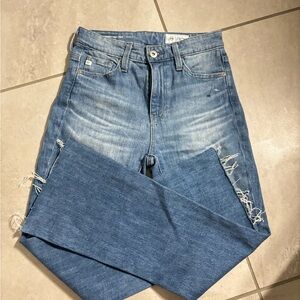 Ag Adriano Goldschmied Light Blue Denim Jeans